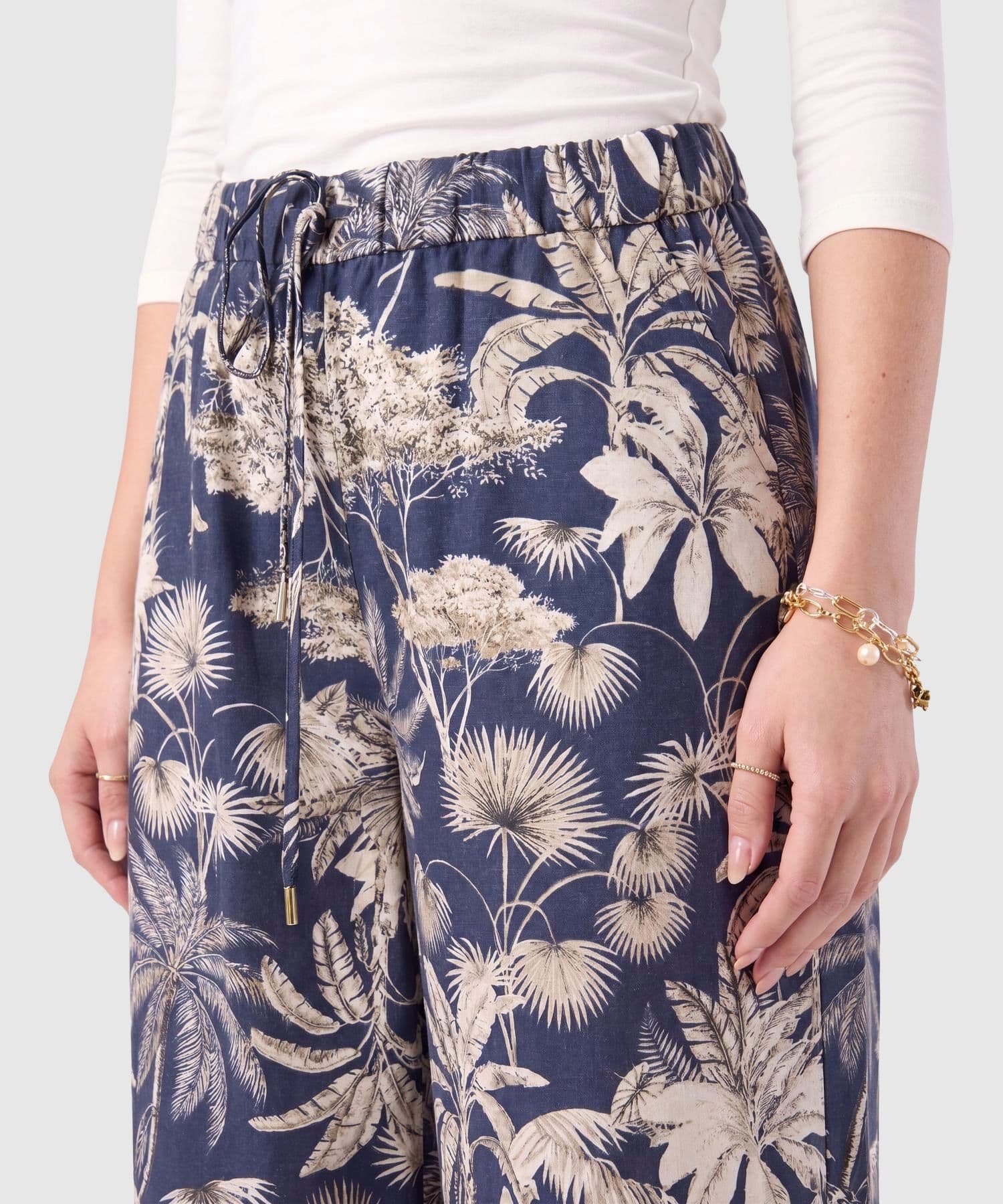 Pantalón Julieta de Viaje azul marino para mujer, vista 3