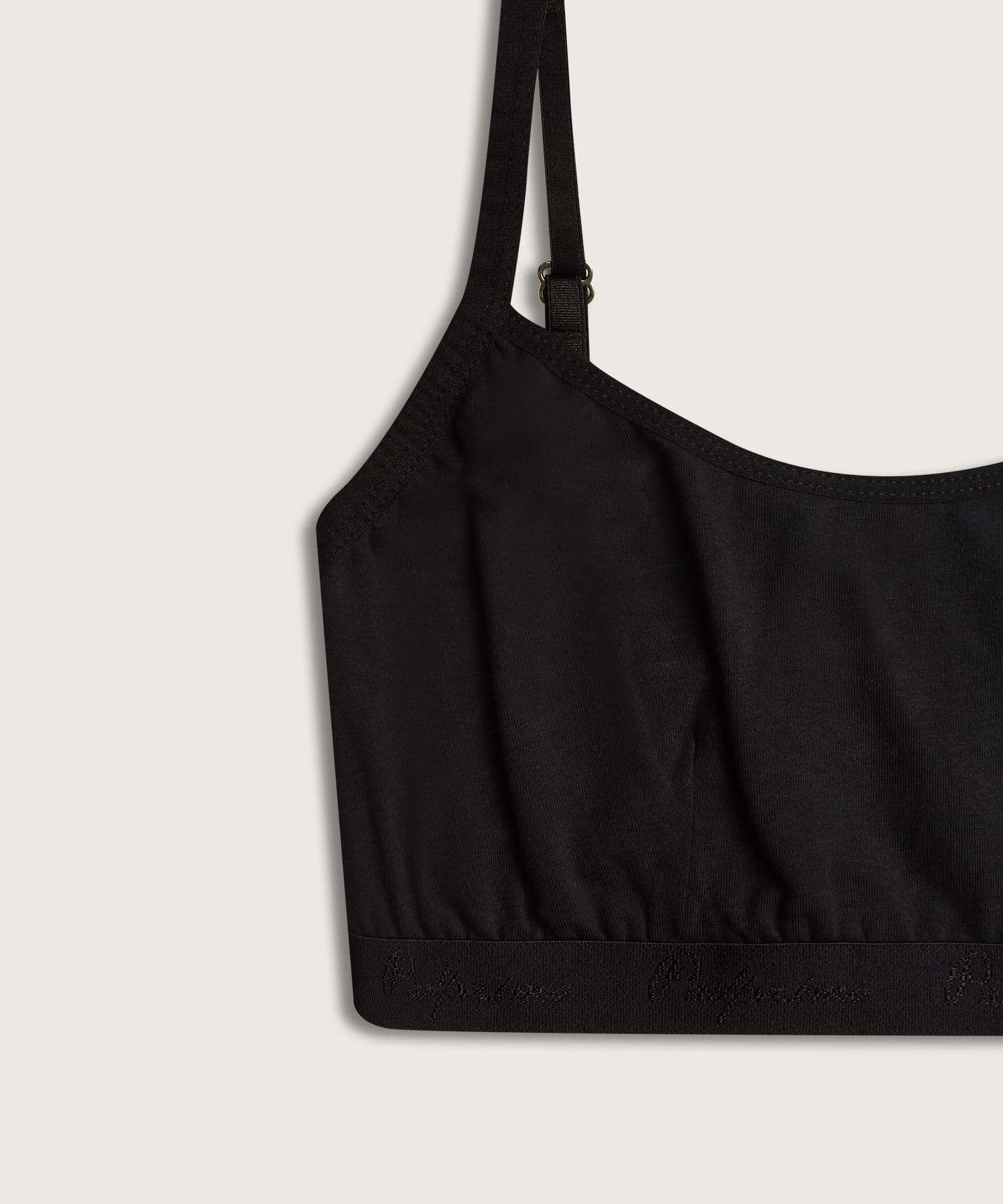 Camiseta Laguna Edición Lino negro para mujer, vista 3