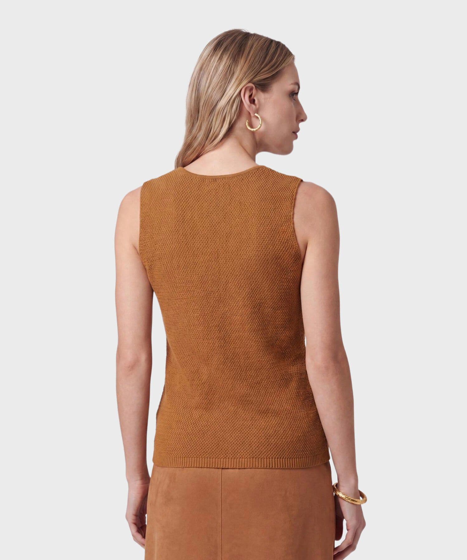 Buzo Carmín Urbano café para mujer, vista 4