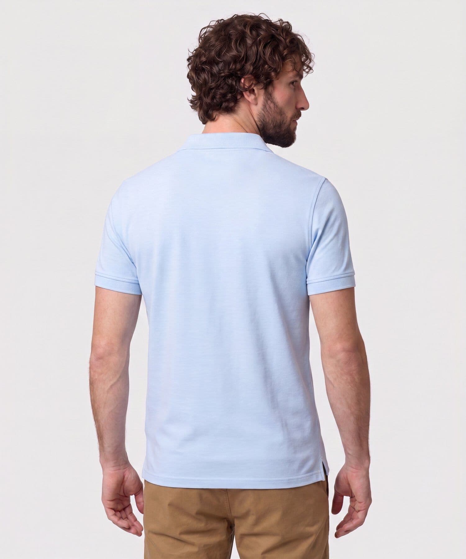 Polo Horizonte Urbano azul marino para hombre, vista 4