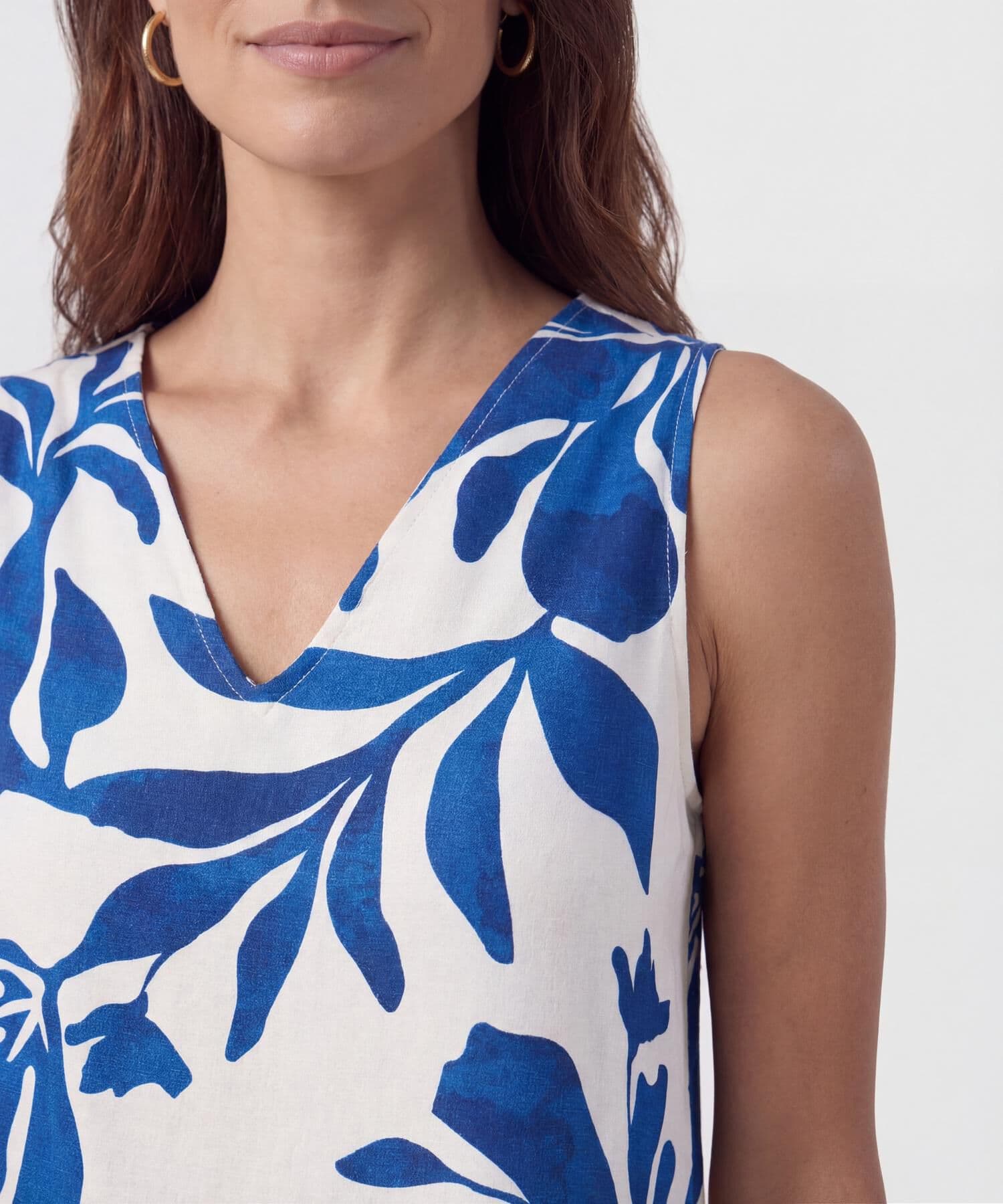 Vestido Orquídea de Viaje blanco para mujer, vista 3