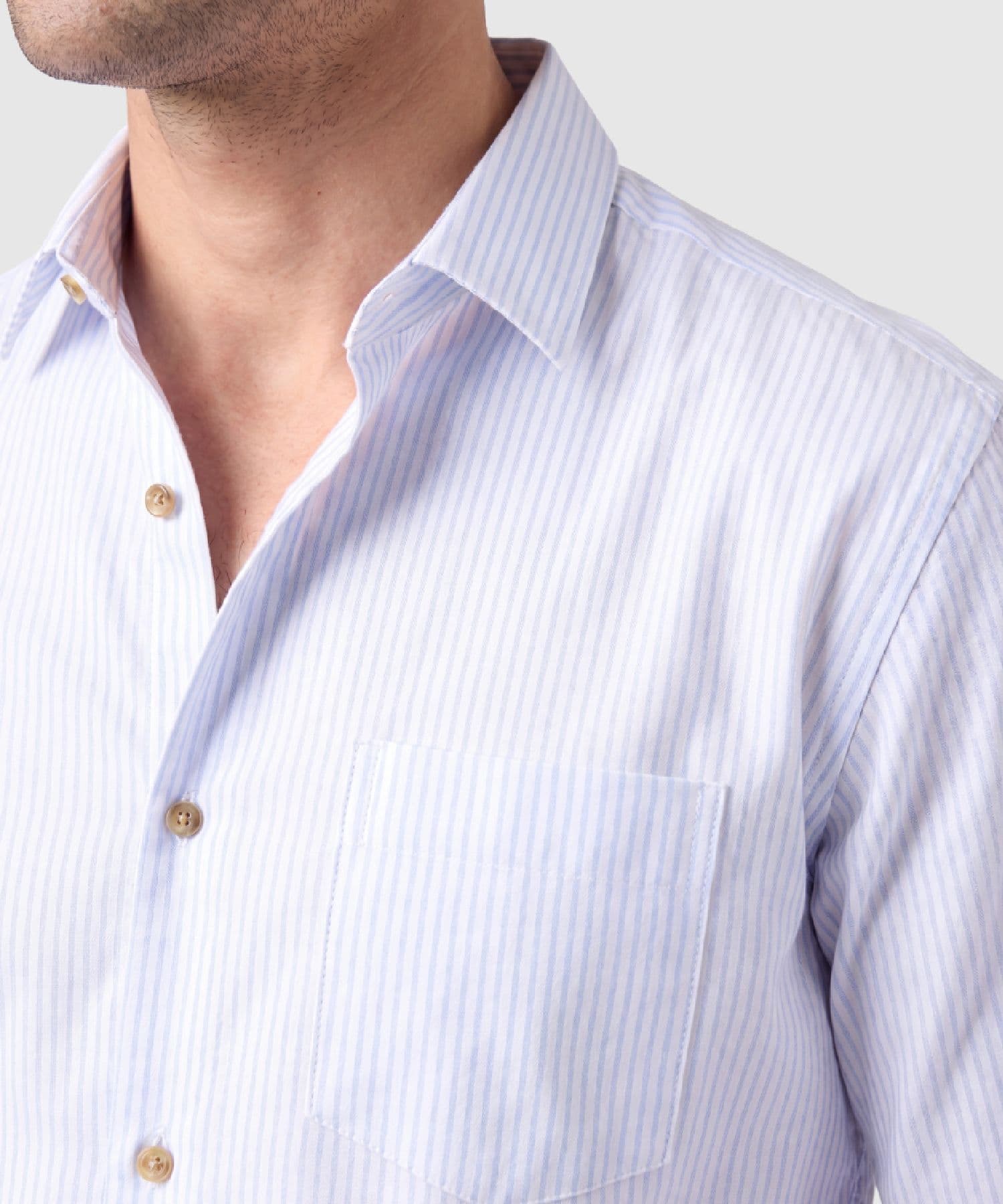 Camisa Serena Ligero azul marino para hombre, vista 3