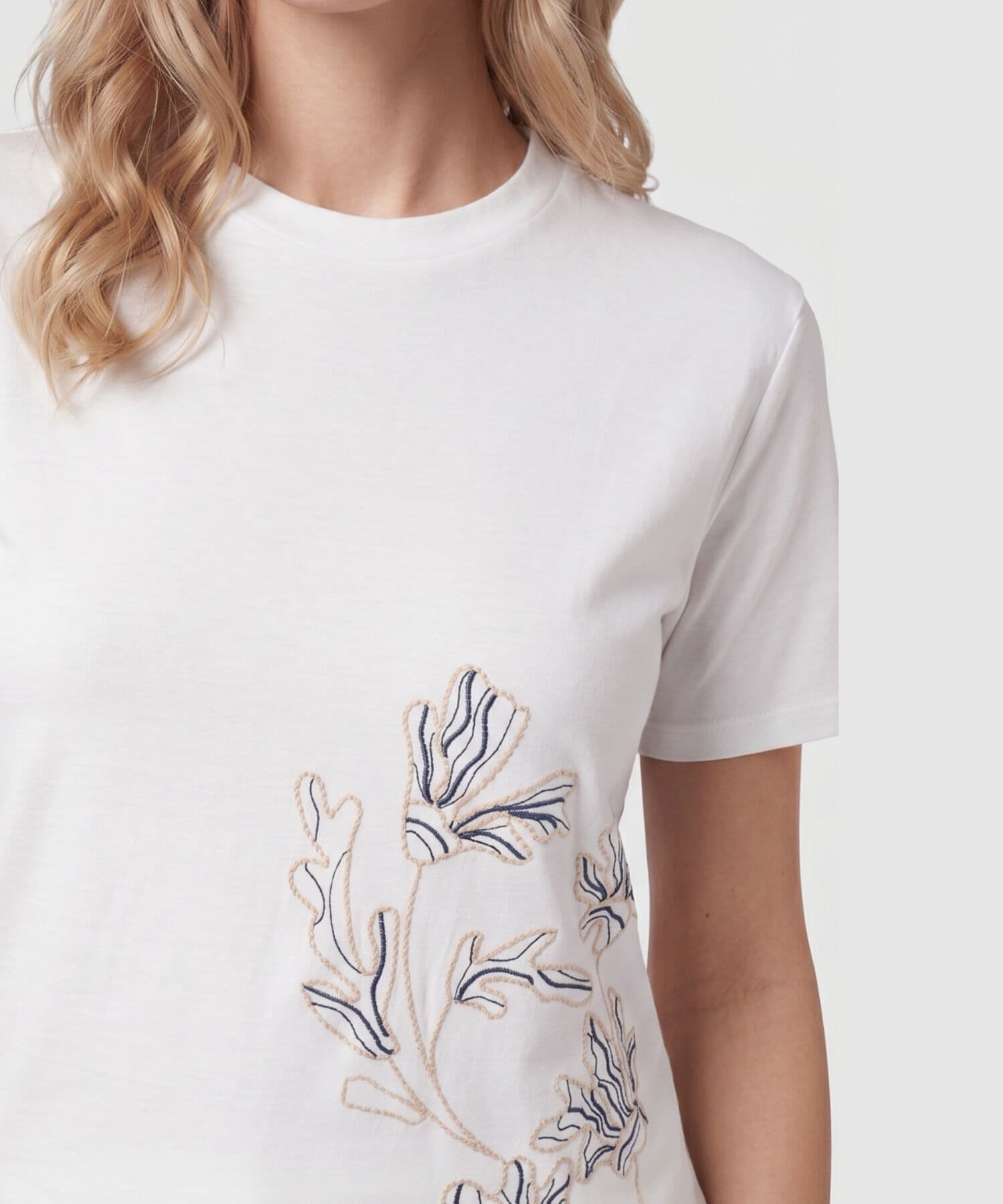 Camiseta Sierra Suave blanco para mujer, vista 3