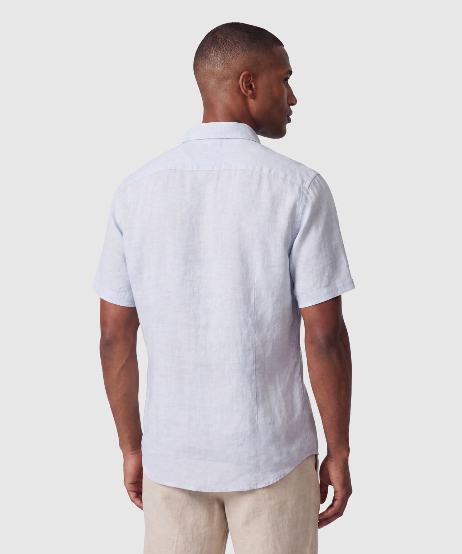 Camisa Cauce Esencial verde oliva para hombre, vista 4