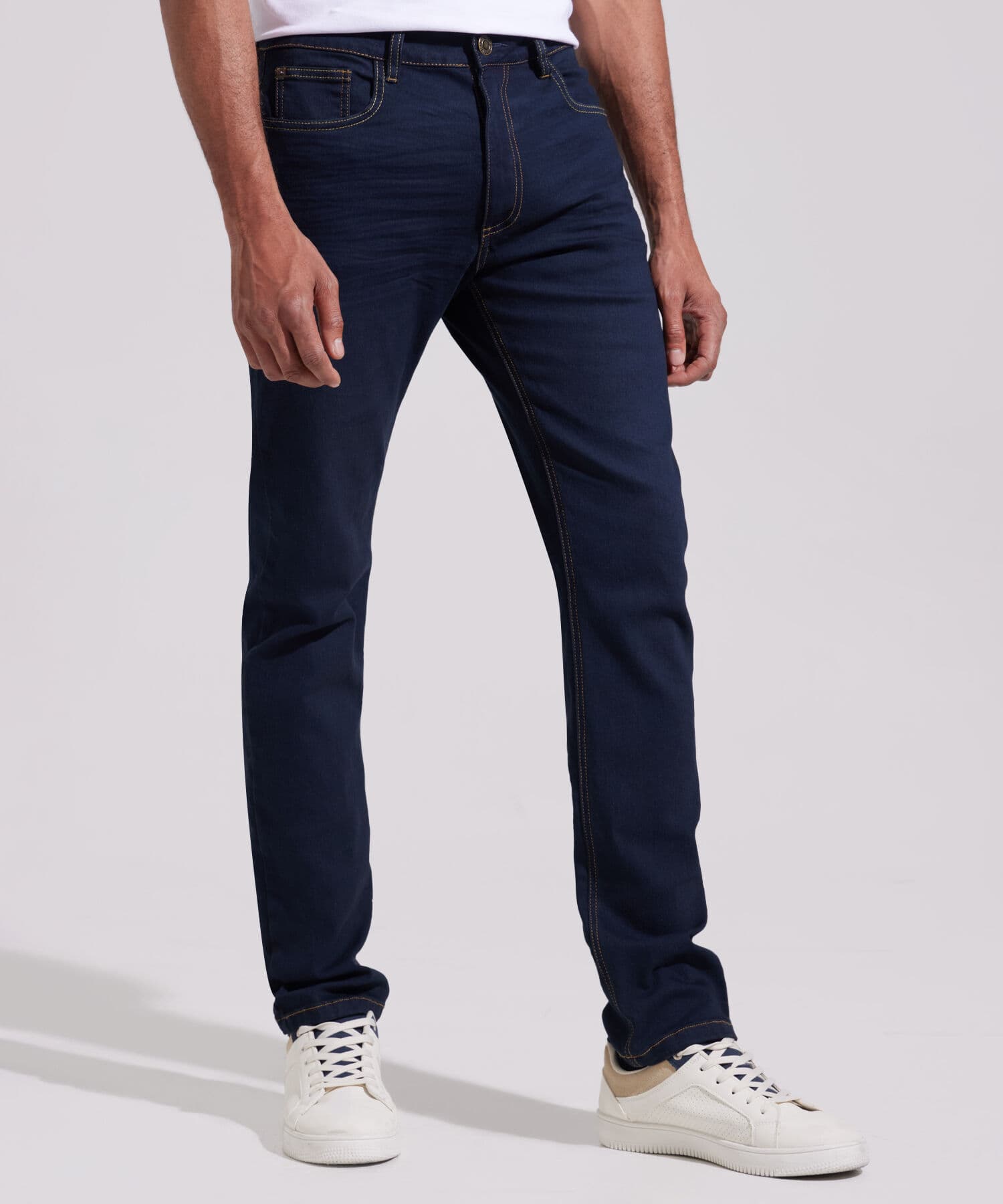 Jean Lumbre Texturizado azul marino para hombre, vista 2
