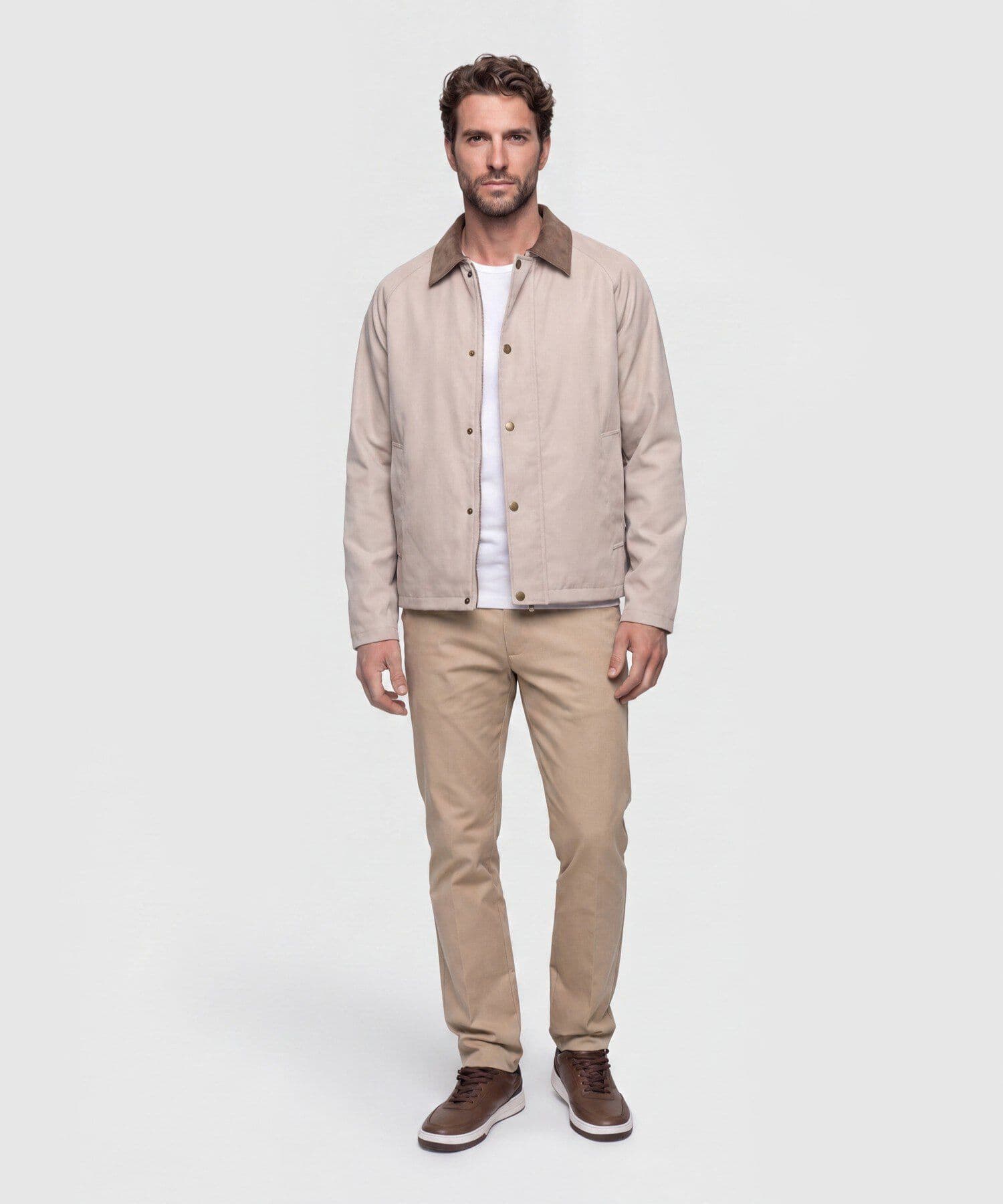 Chaqueta Laguna Urbano café para hombre, vista 2