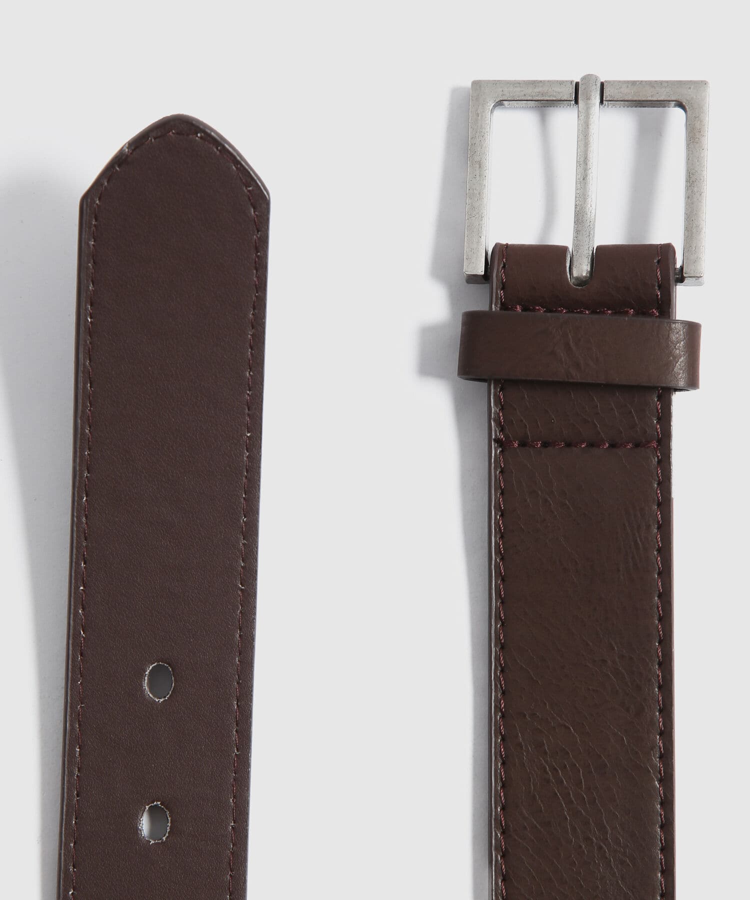 Cinturón Sabana Texturizado café para hombre, vista 3