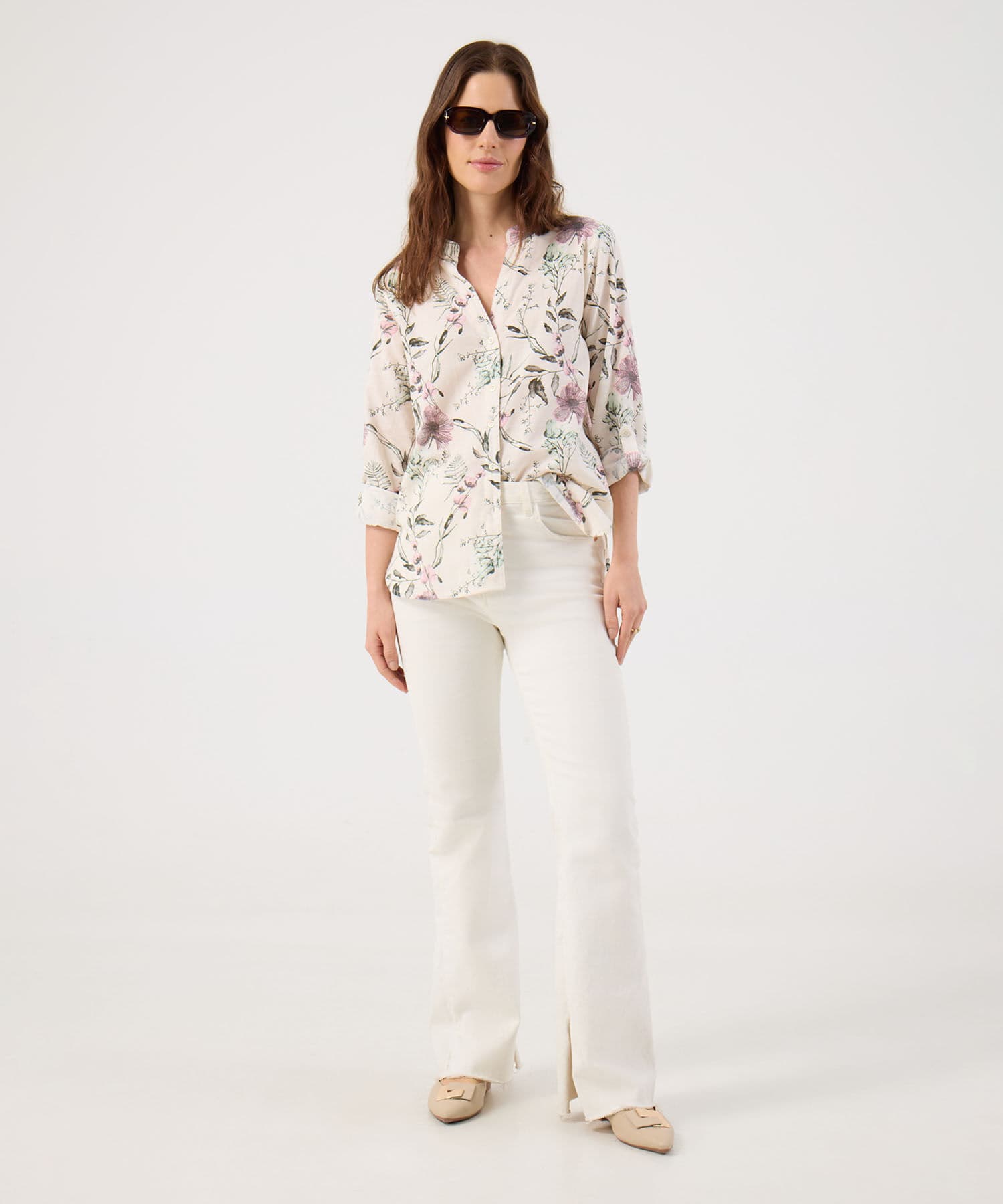 Blusa Marea de Día blanco para mujer, vista 2