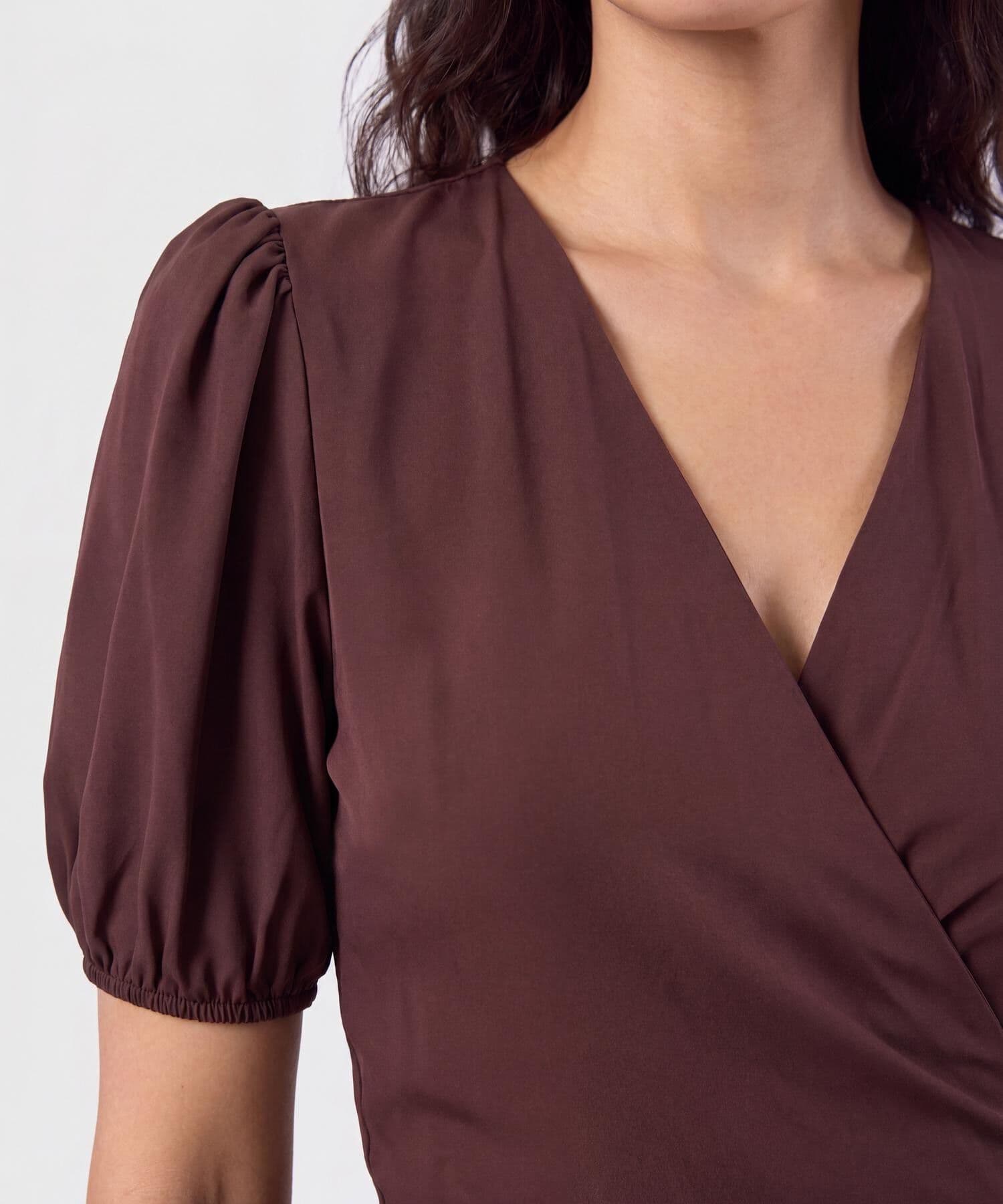 Vestido Solana Suave café para mujer, vista 2