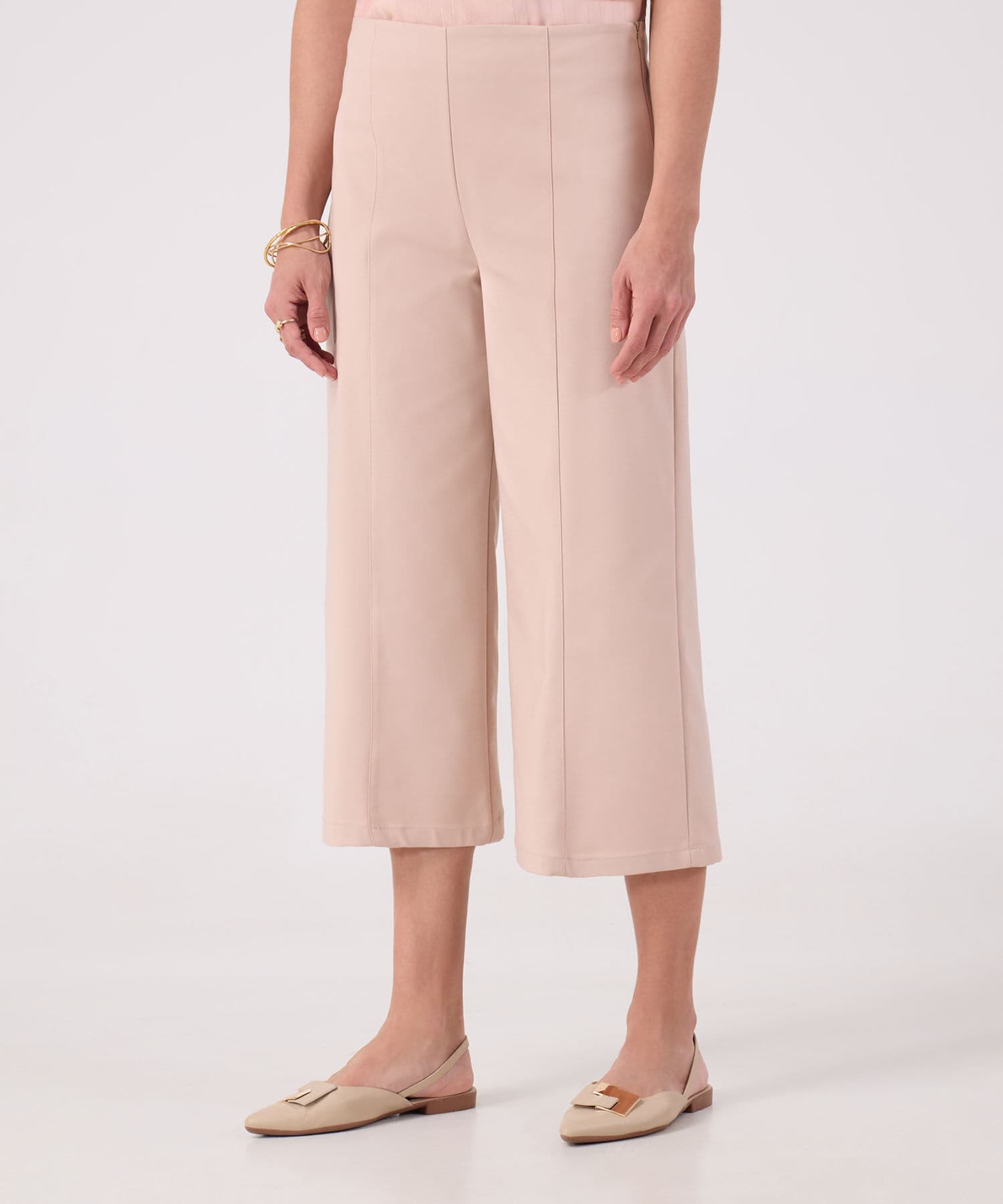 Pantalón Encanto Natural rosa empolvado para mujer, vista principal