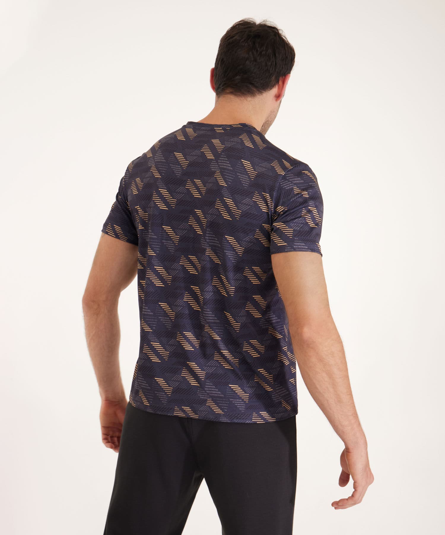 Camiseta Solana Suave azul marino para hombre, vista 4