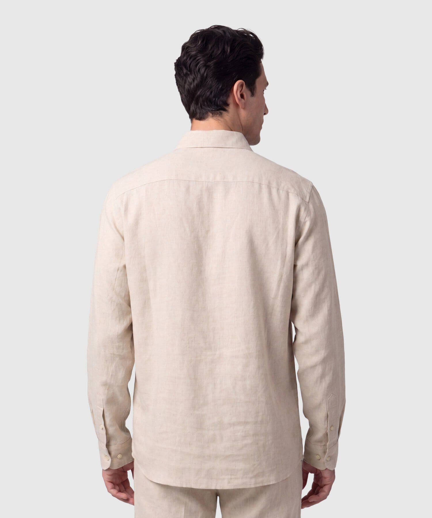 Camiseta Coral Esencial arena para hombre, vista 4
