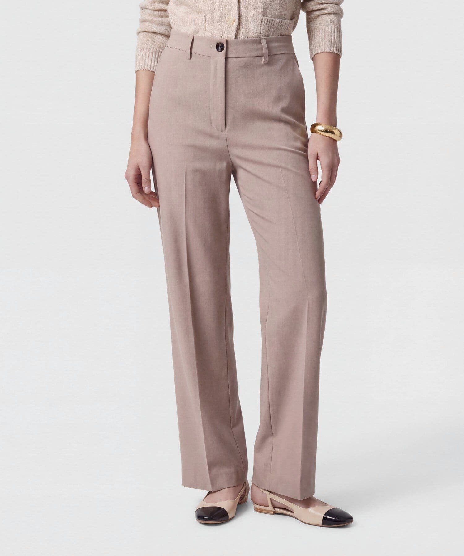 Pantalón Tierra de Noche arena para mujer, vista principal