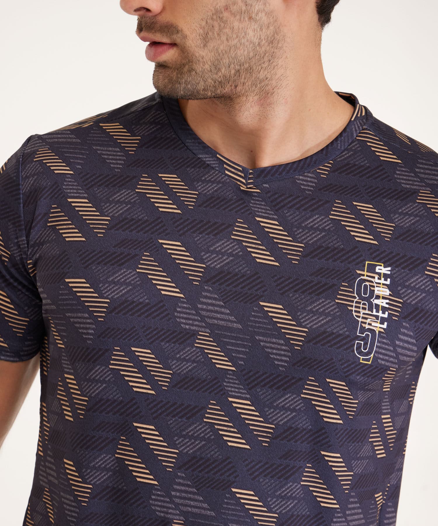 Camiseta Solana Suave azul marino para hombre, vista 5
