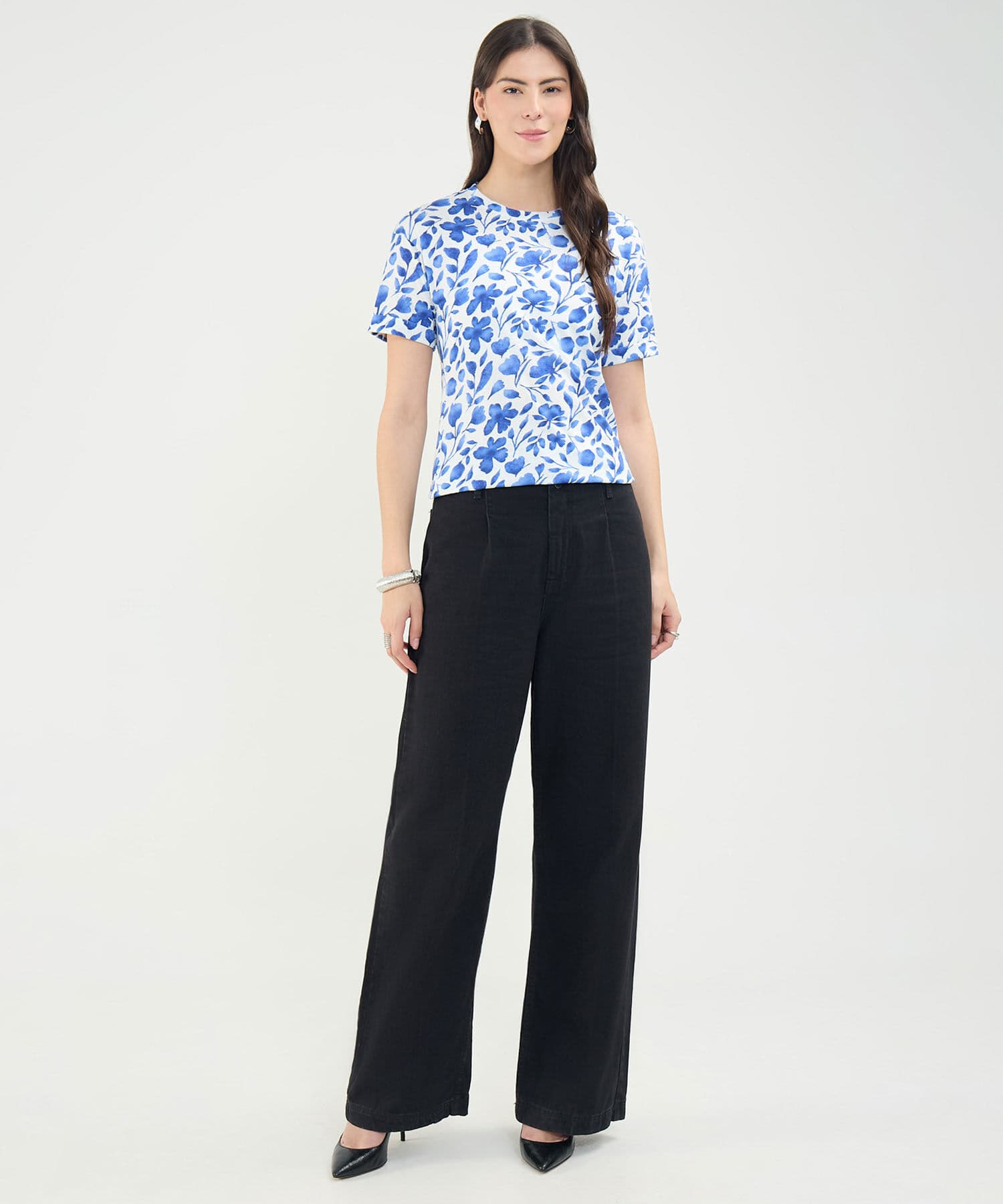 Camiseta Horizonte Sastre azul marino para mujer, vista 2