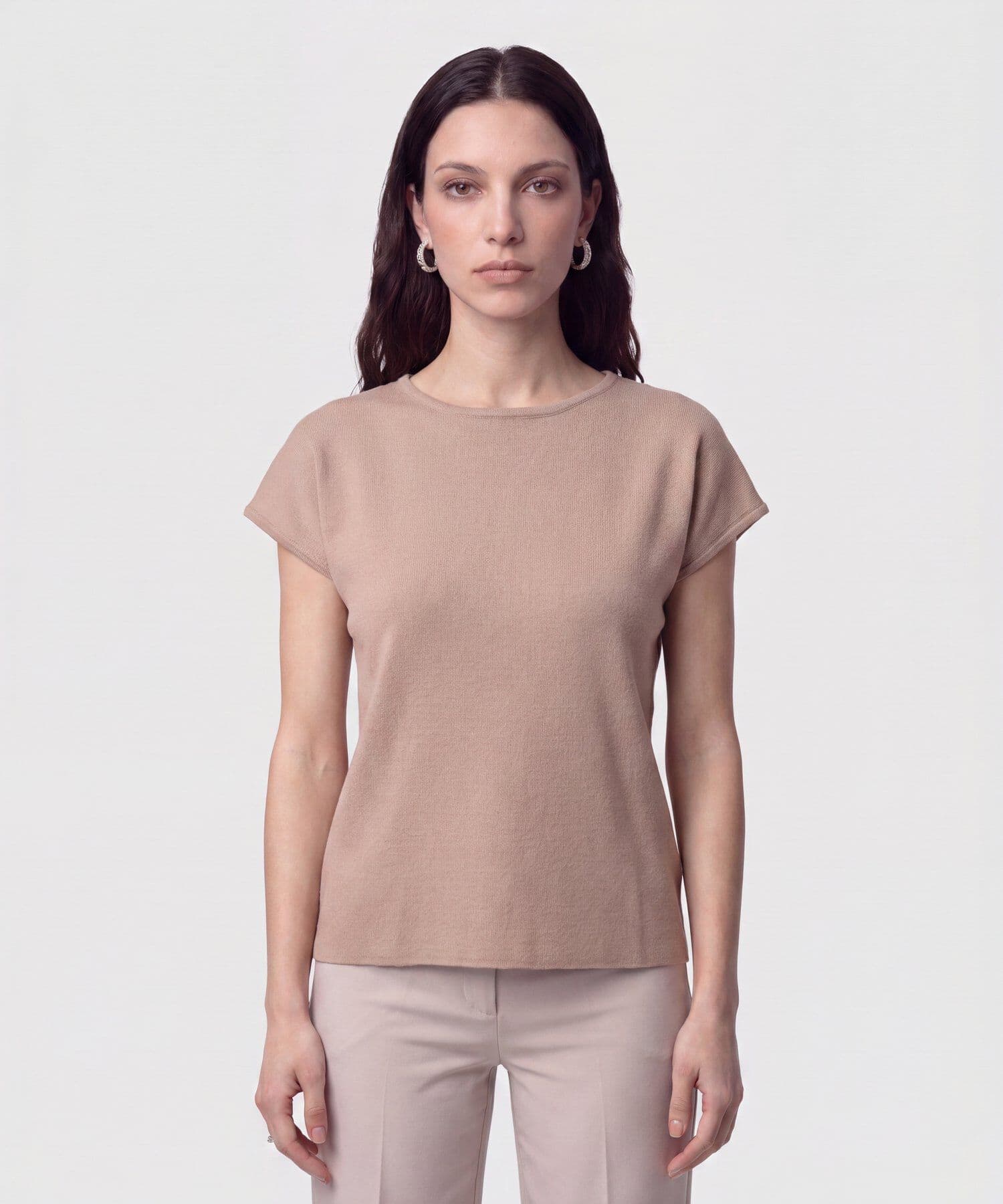 Camiseta Valle de Noche café para mujer, vista principal