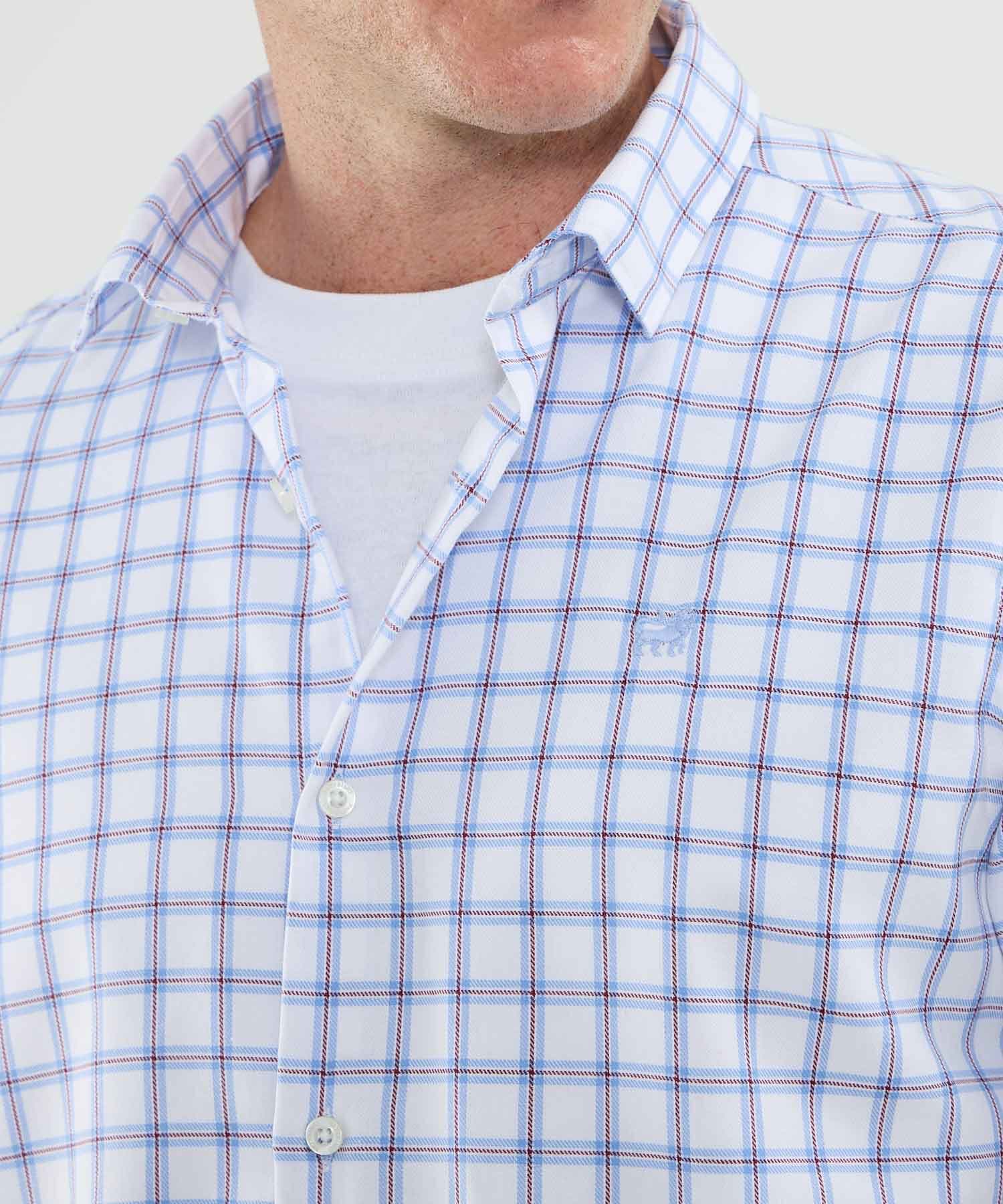 Camisa Salina Relajado blanco para hombre, vista 3