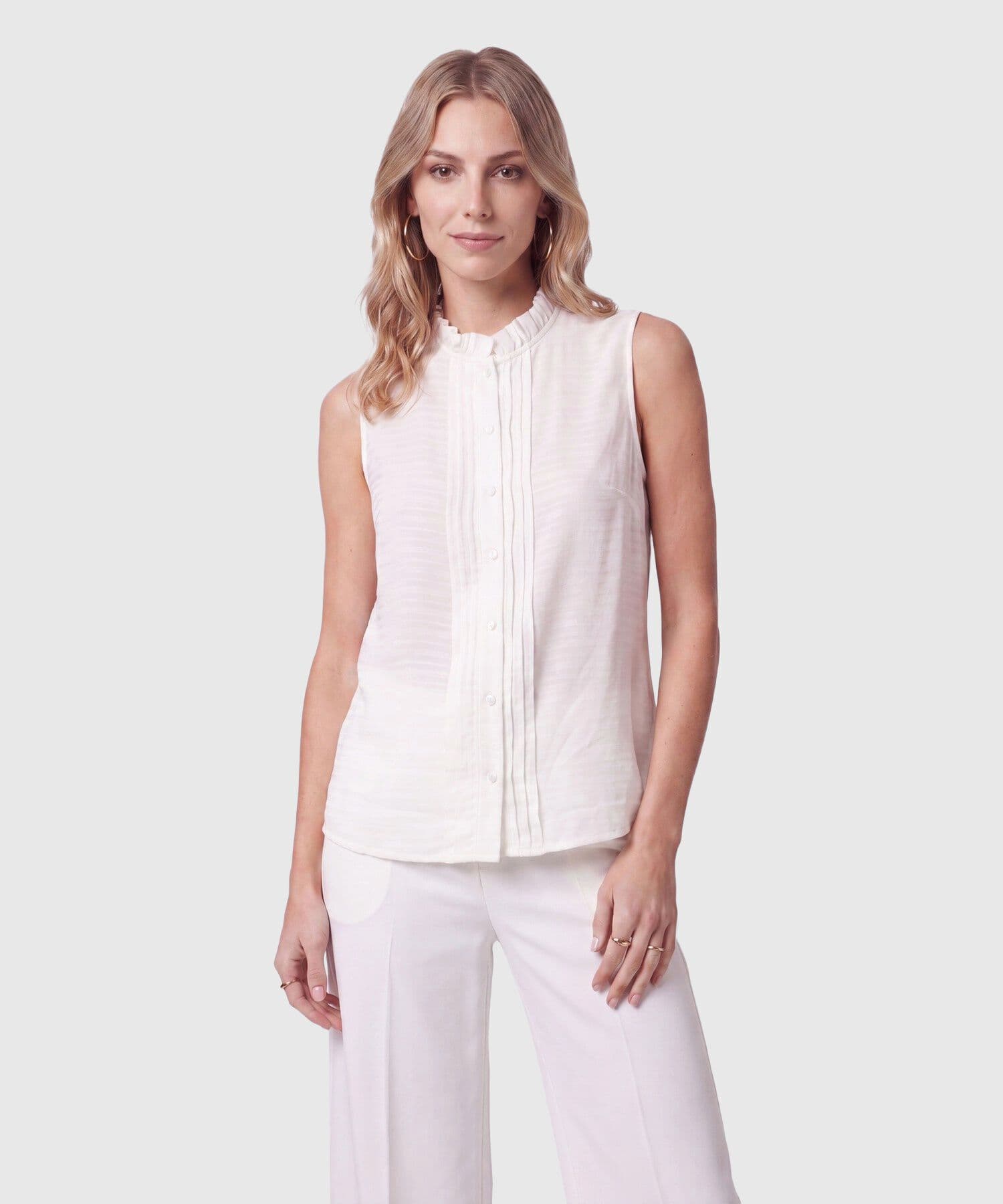 Blusa Laguna Urbano blanco para mujer, vista principal