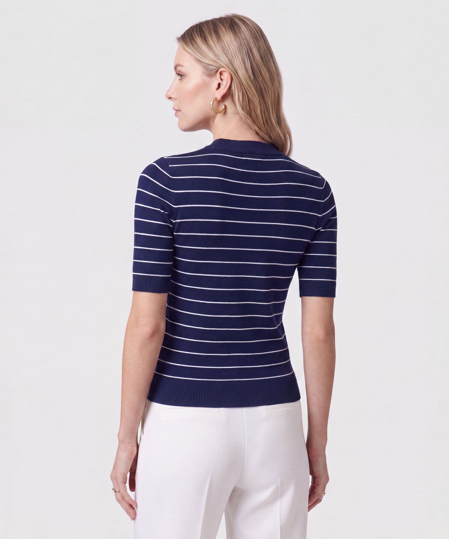 Camiseta Niebla de Viaje azul marino para mujer, vista 4