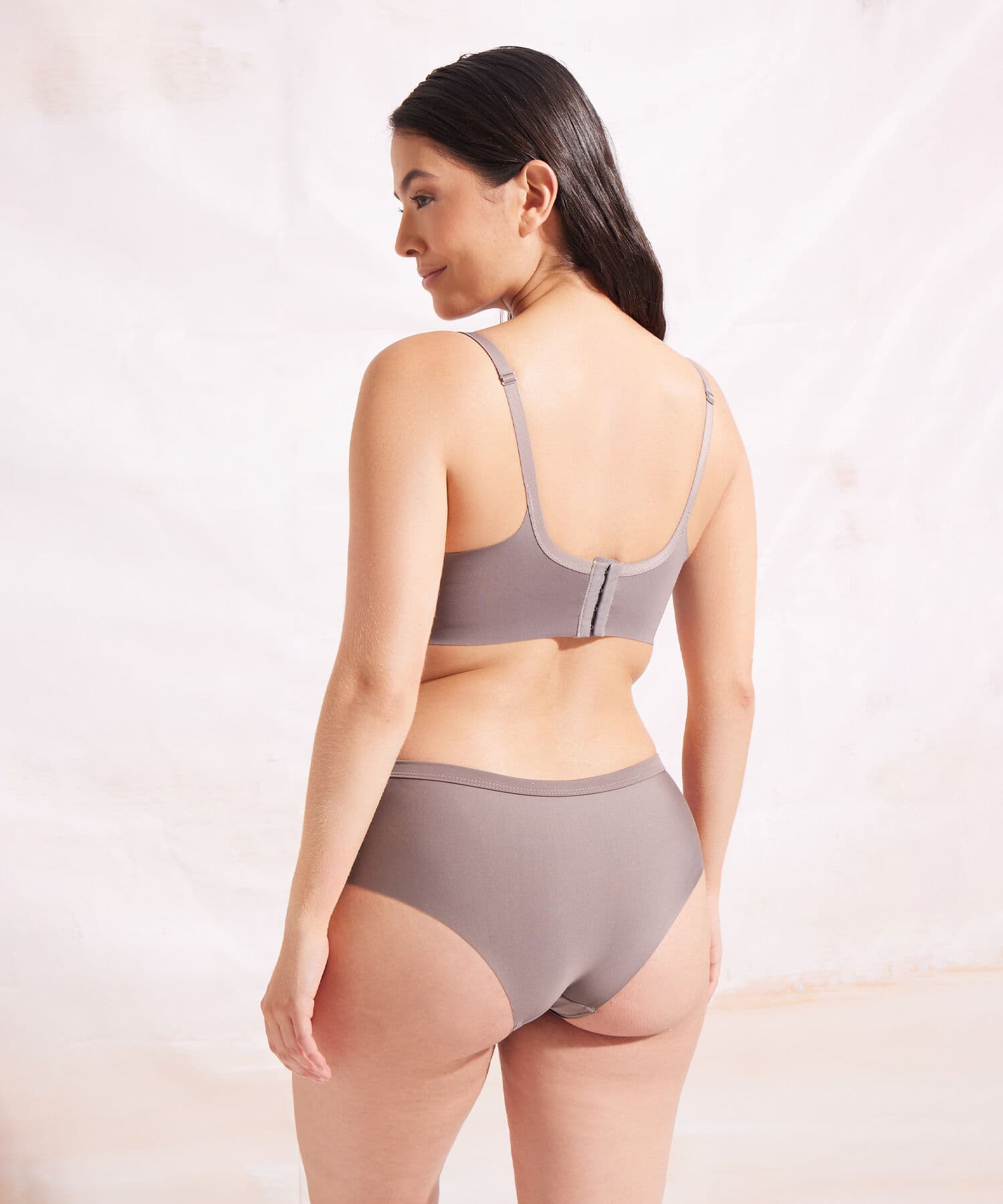Ropa interior Bahía Edición Lino café para mujer, vista 4