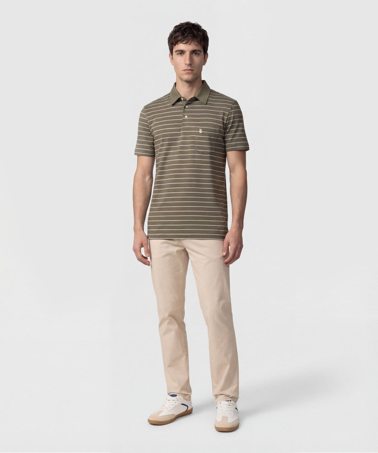 Polo Horizonte Sastre verde oliva para hombre, vista 2