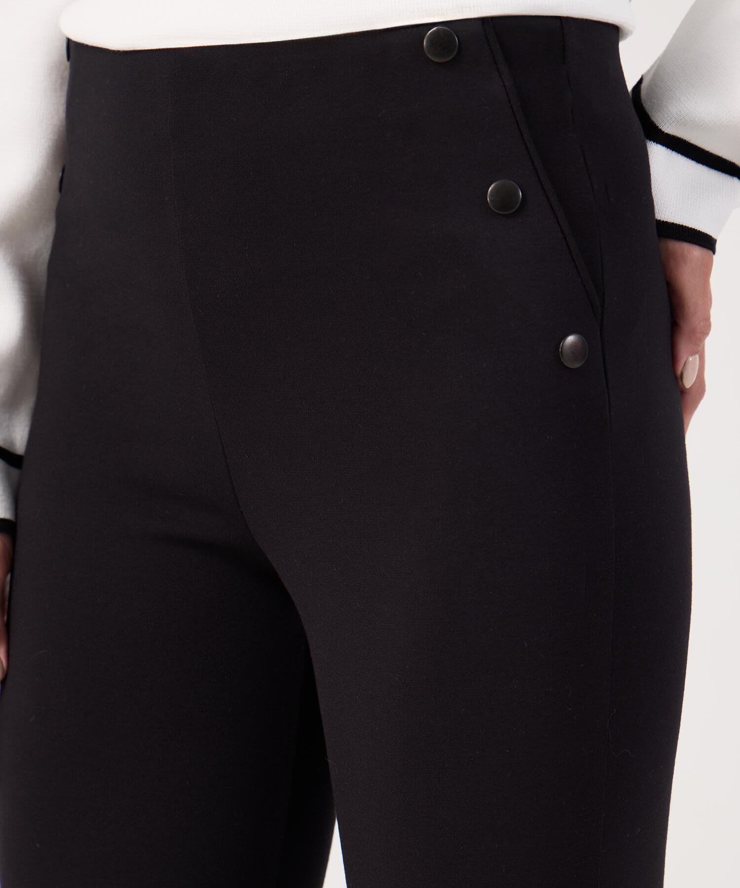 Prenda deportiva Candelaria Contemporáneo negro para mujer, vista 3