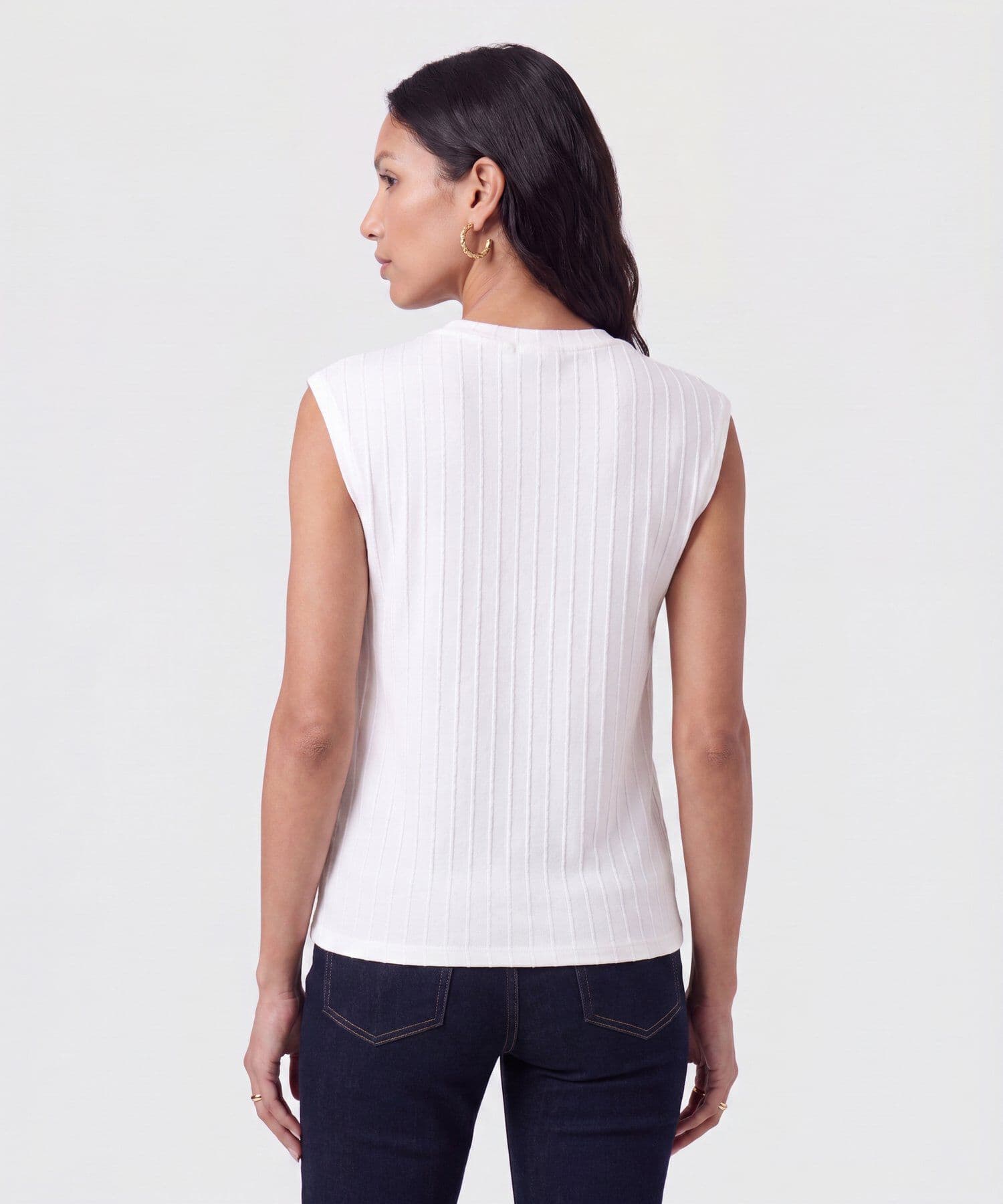 Camiseta Tierra Sastre blanco para mujer, vista 4