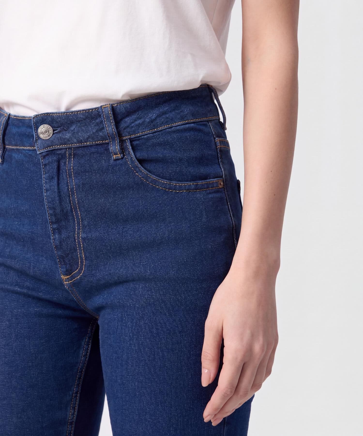 Jean Tierra Sastre azul marino para mujer, vista 3