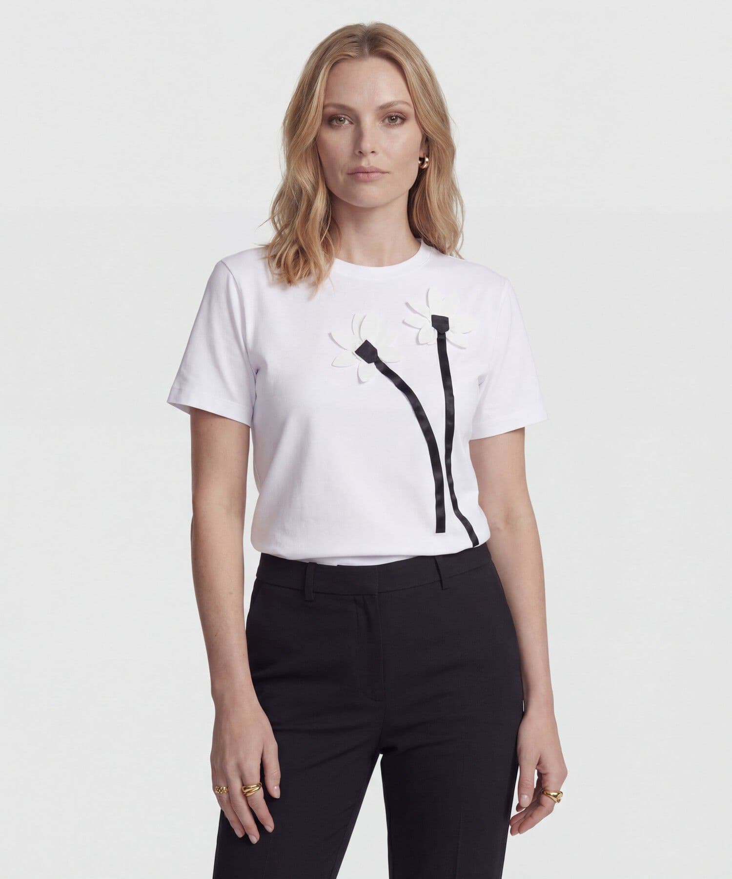 Camiseta Bahía de Ciudad blanco para mujer, vista principal