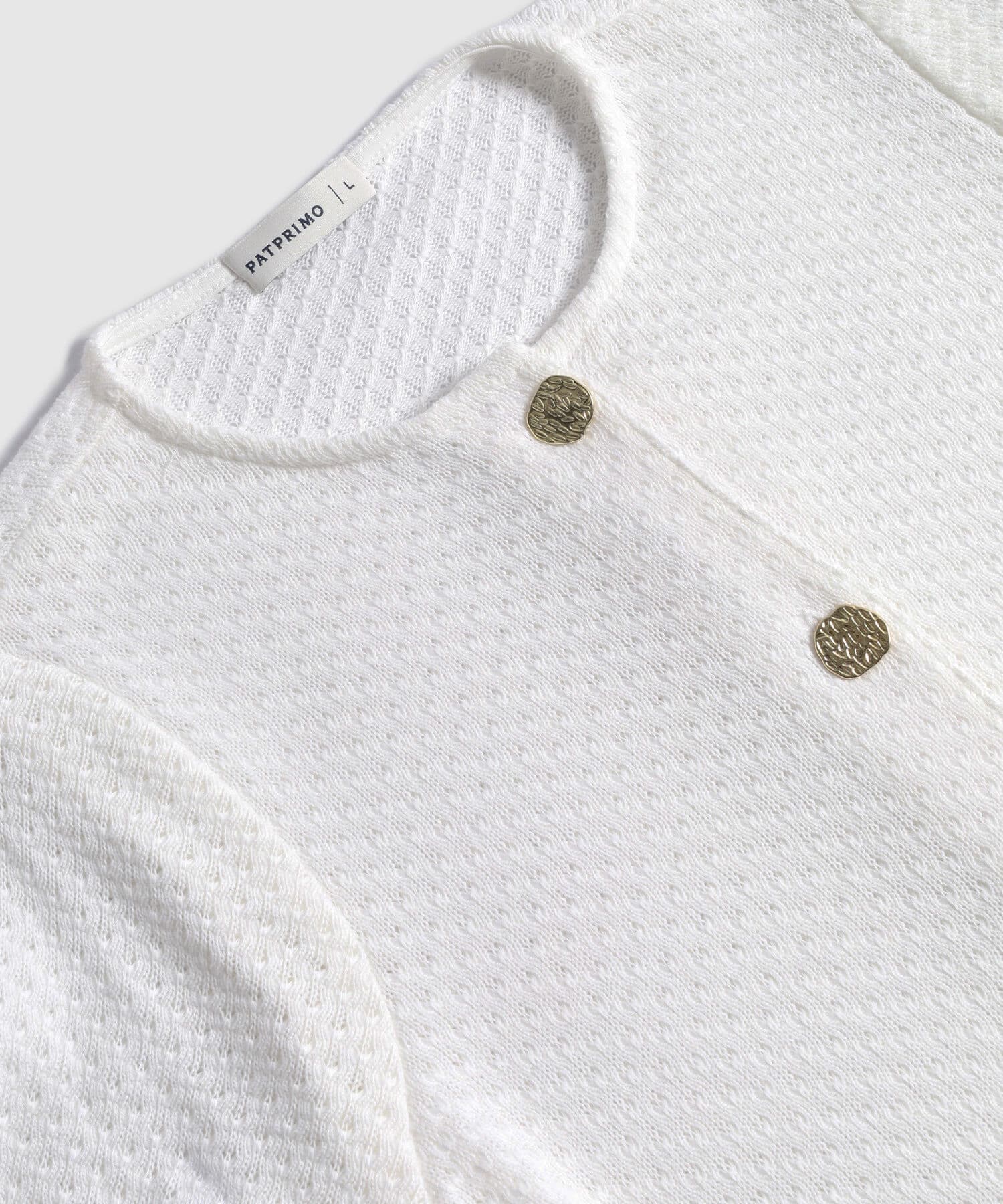 Buzo Tierra Natural blanco para mujer, vista 2