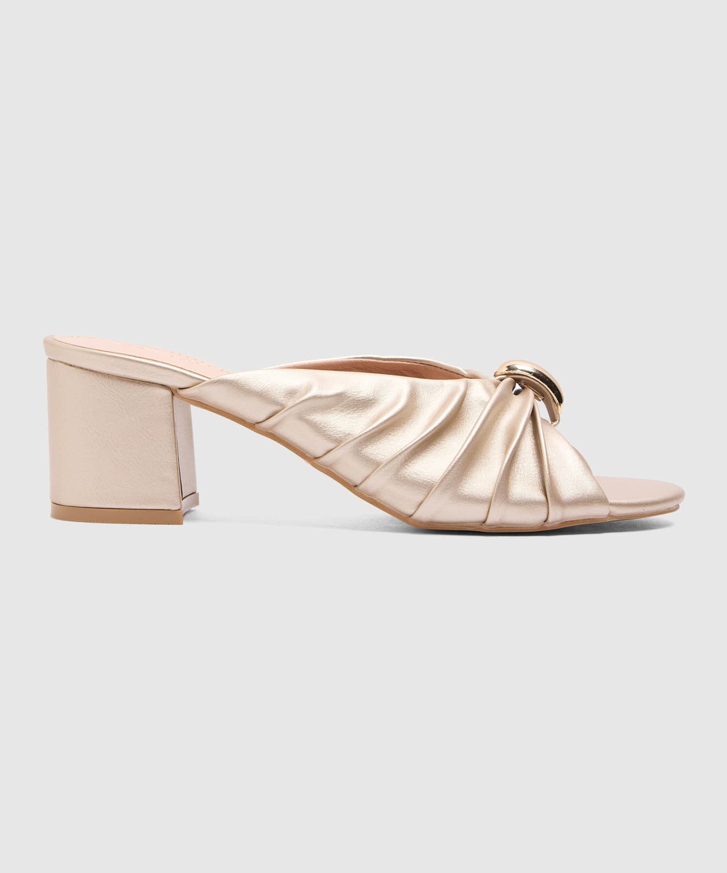 Sandalia Horizonte Esencial dorado para mujer, vista principal