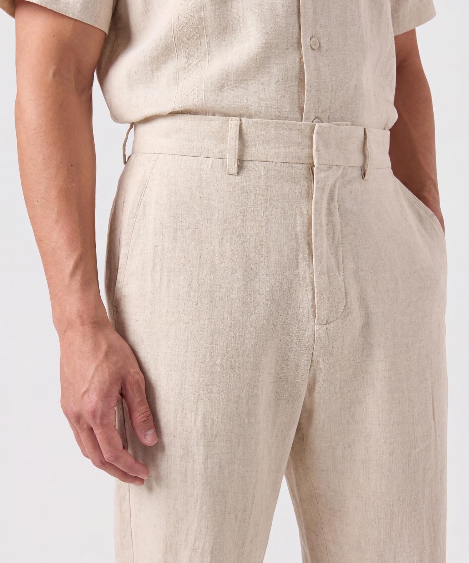 Pantalón Sierra Contemporáneo arena para hombre, vista 3